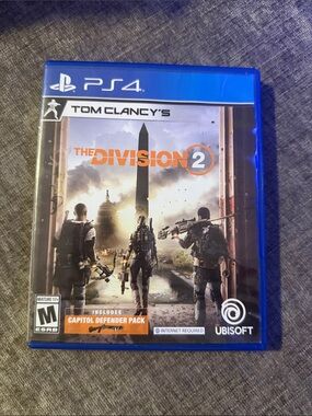 Tom Clancy's The Division 2‎ PS4 Game - Orange/Black Cover